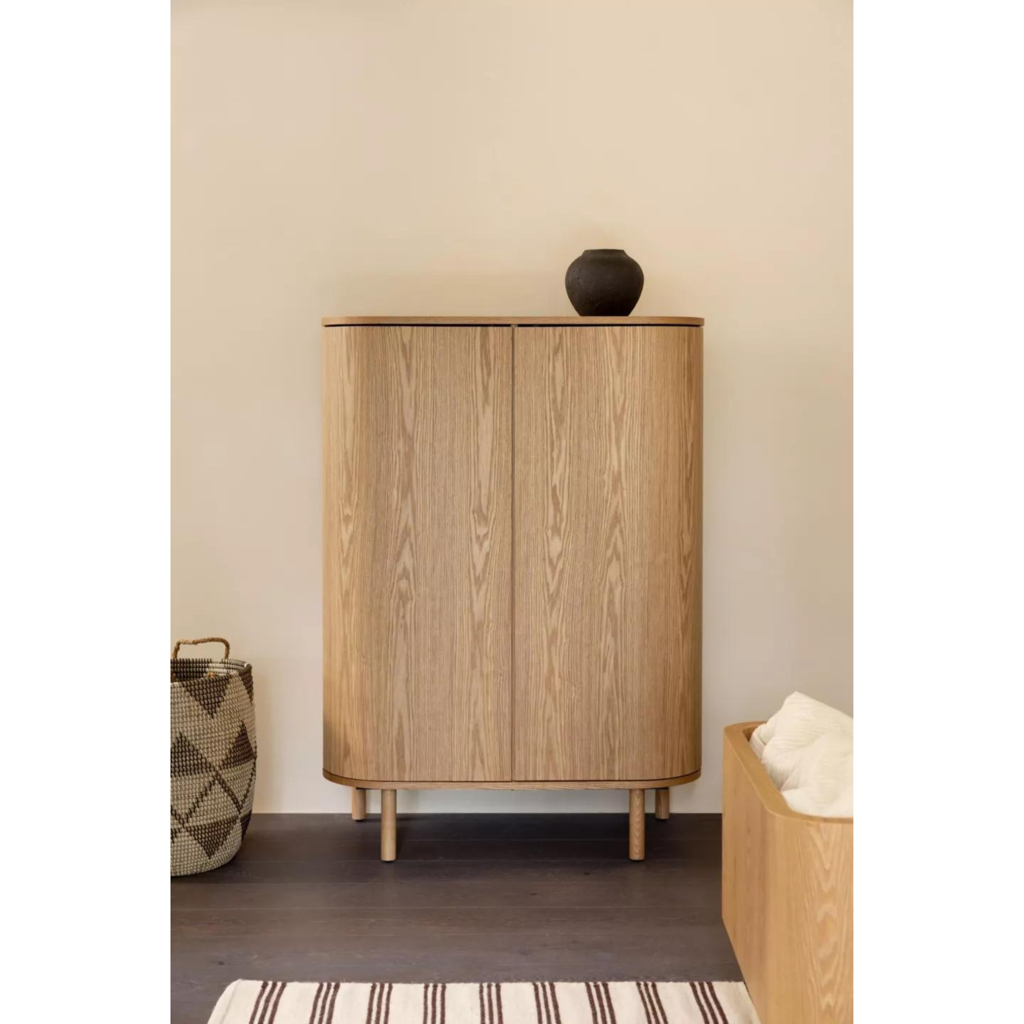 Quax wardrobe Flow Clay &amp; Oak - 3 doors