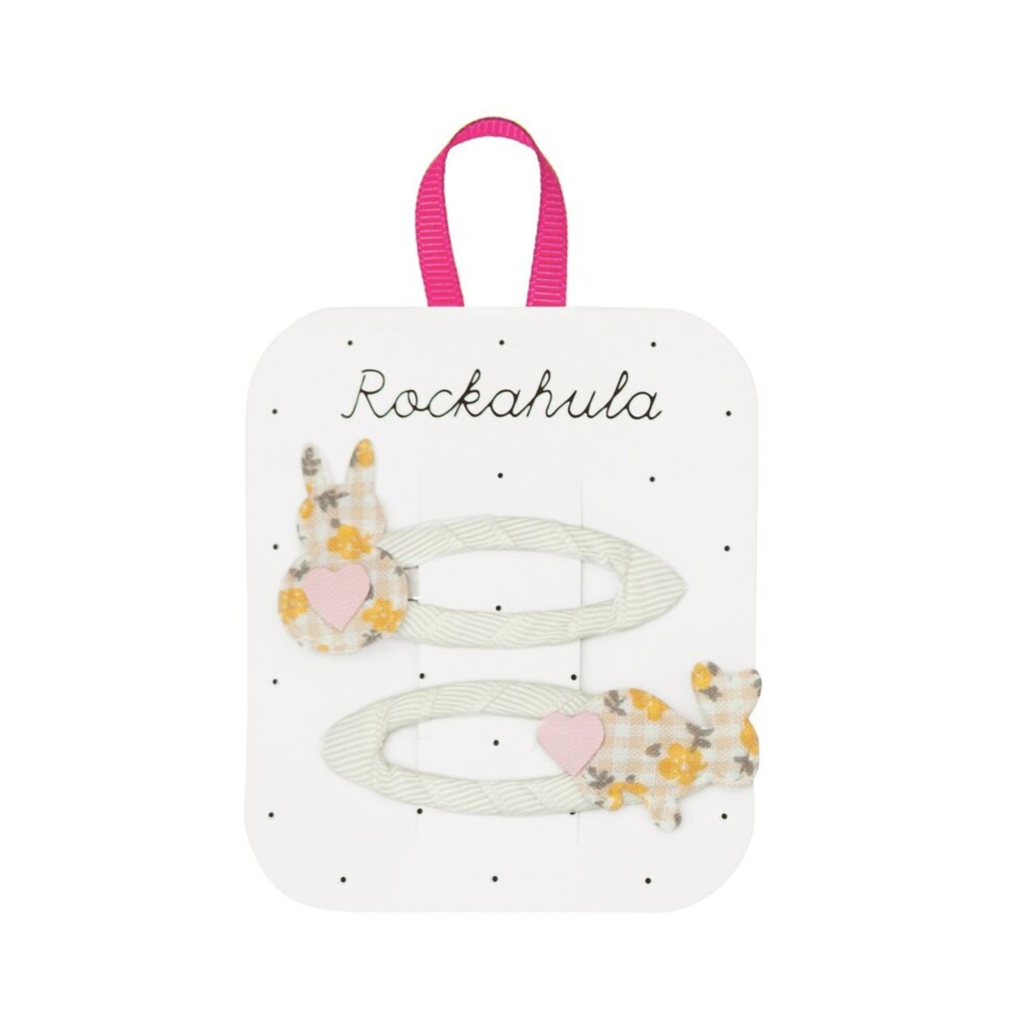 Plaukų segtukai - Ditsy Hoppy Bunny