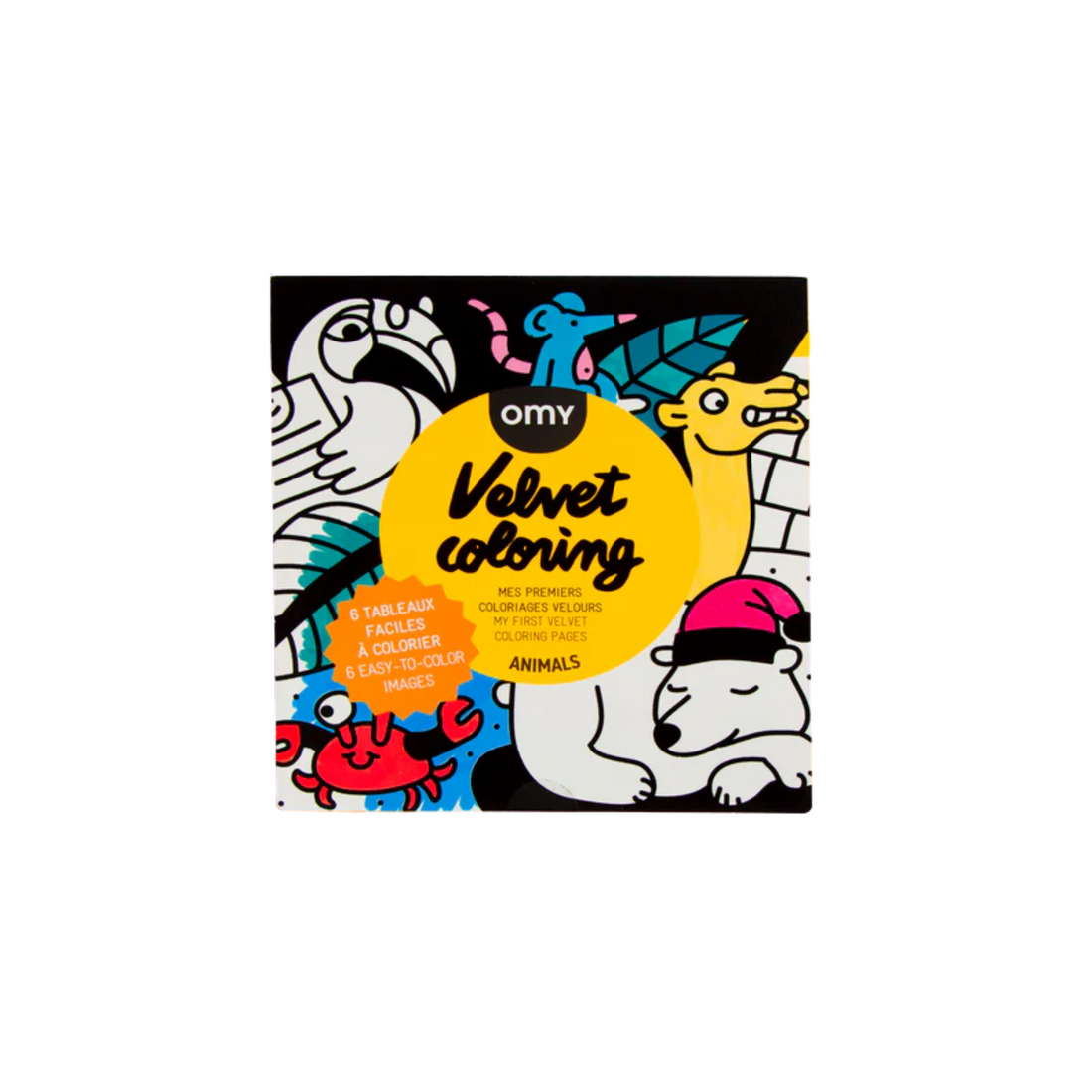 Aksominės spalvinimo kortelės - Animals