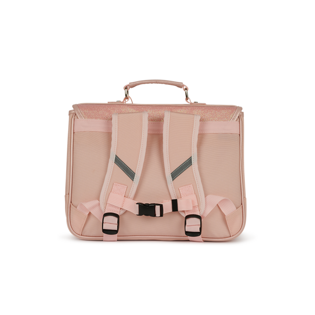 Mažas mokyklinis portfelis - Pink Oxford