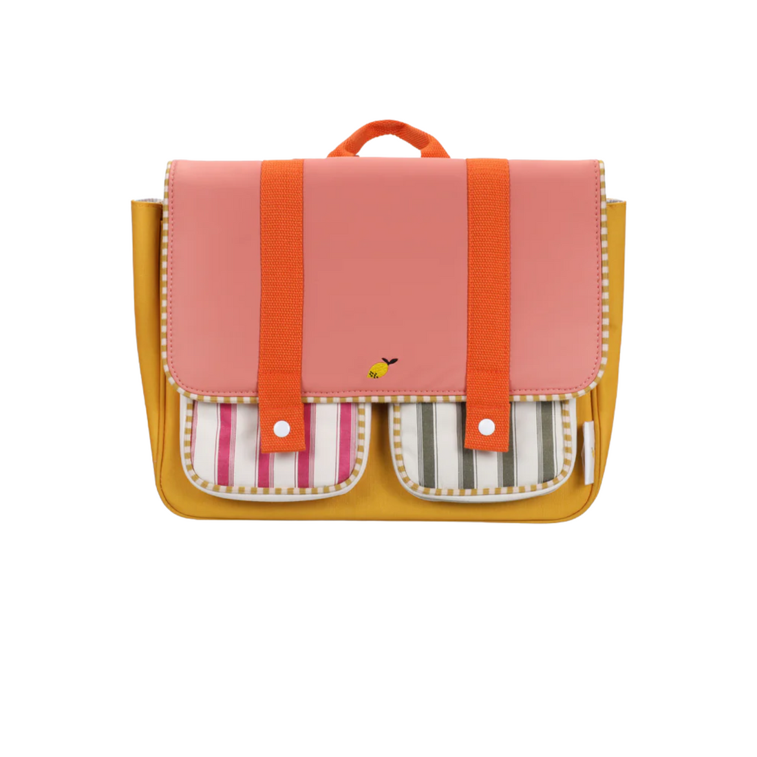 Mokyklinis portfelis - coral pink + submarine