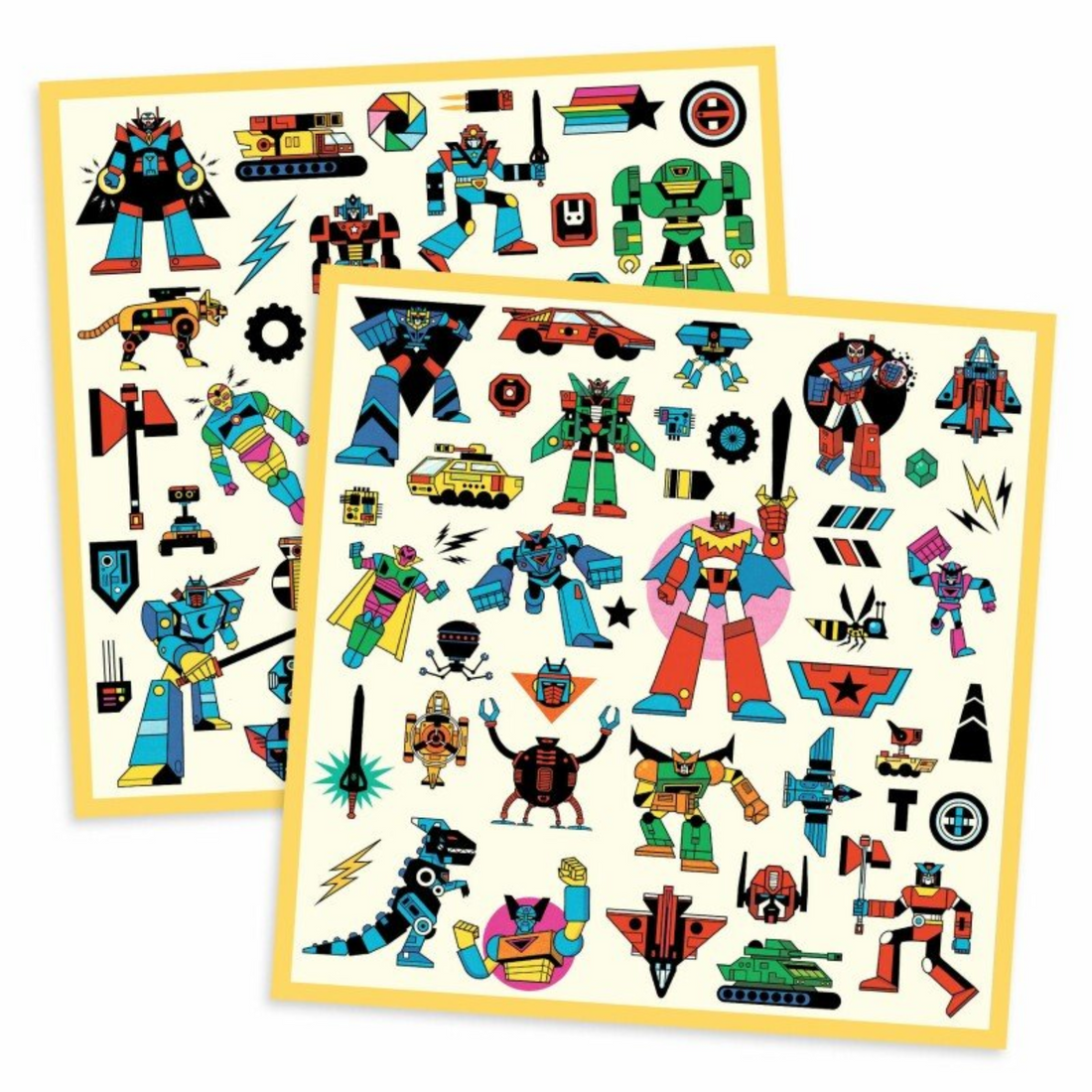 Lipdukų rinkinys - Robots