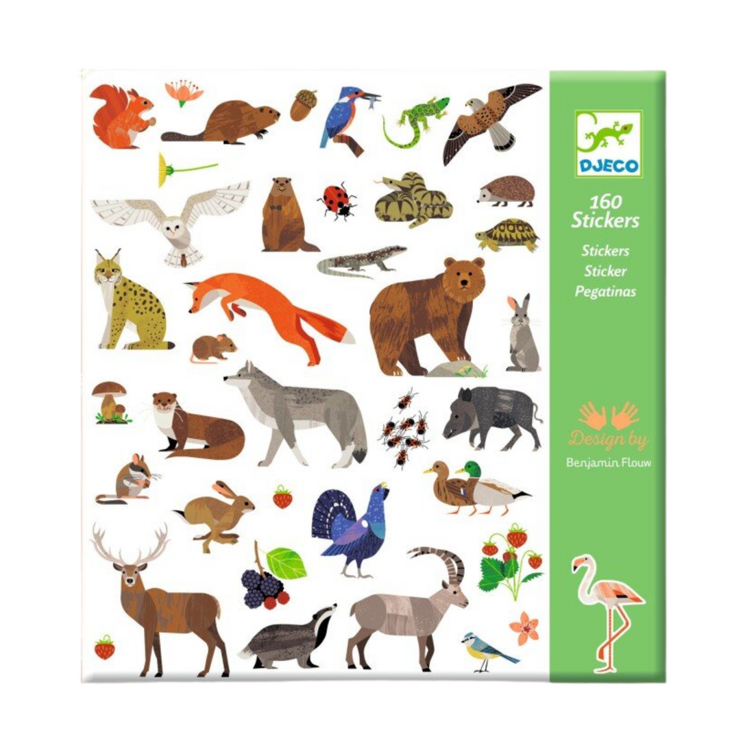Lipdukų rinkinys - Fauna