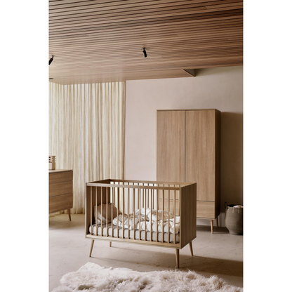 Quax baby cot Flow Clay &amp; Oak - 120 * 60 cm