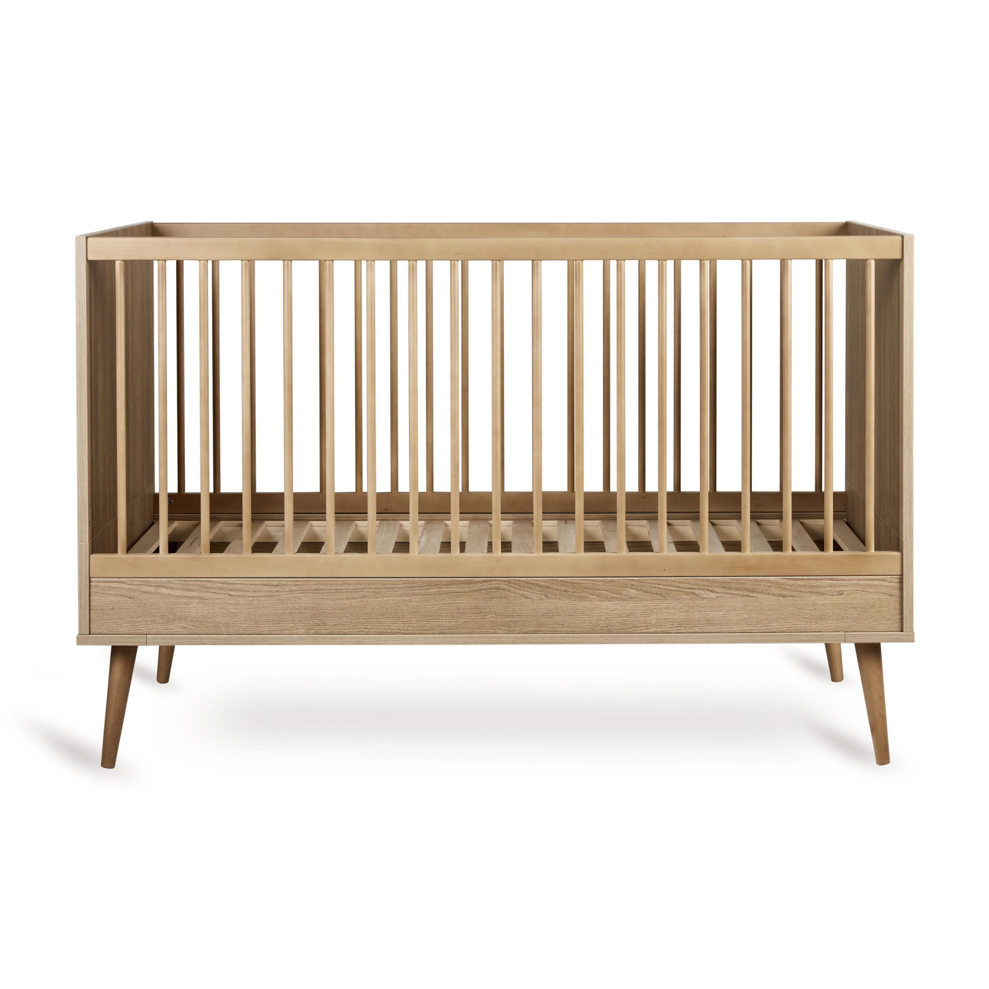 Quax baby crib Flow Clay &amp; Oak - 140 * 70 cm