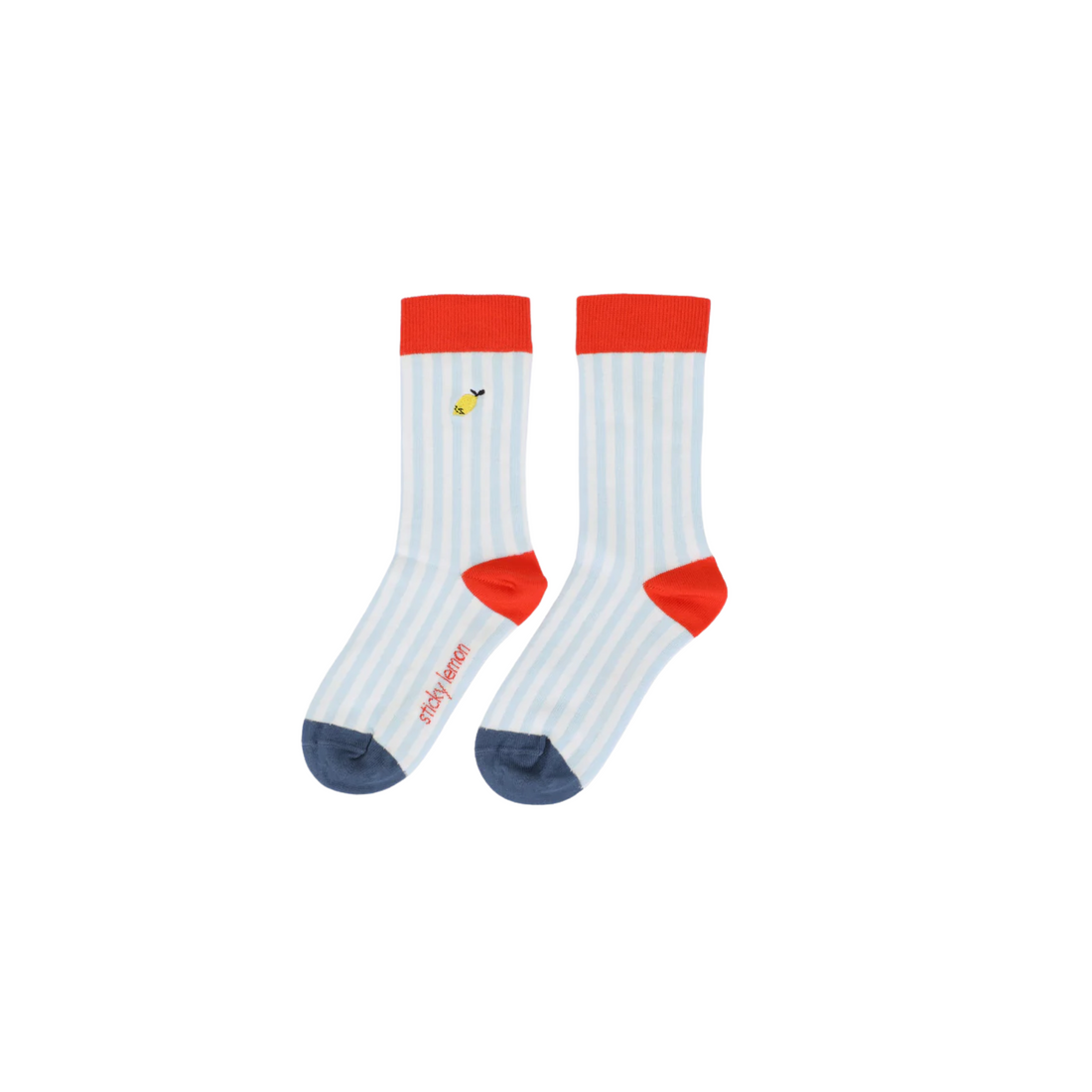 Socks - submarine yellow + coral pink