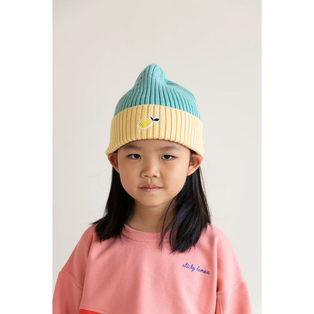 Kepurė | lemon | aquatic green + sandy yellow