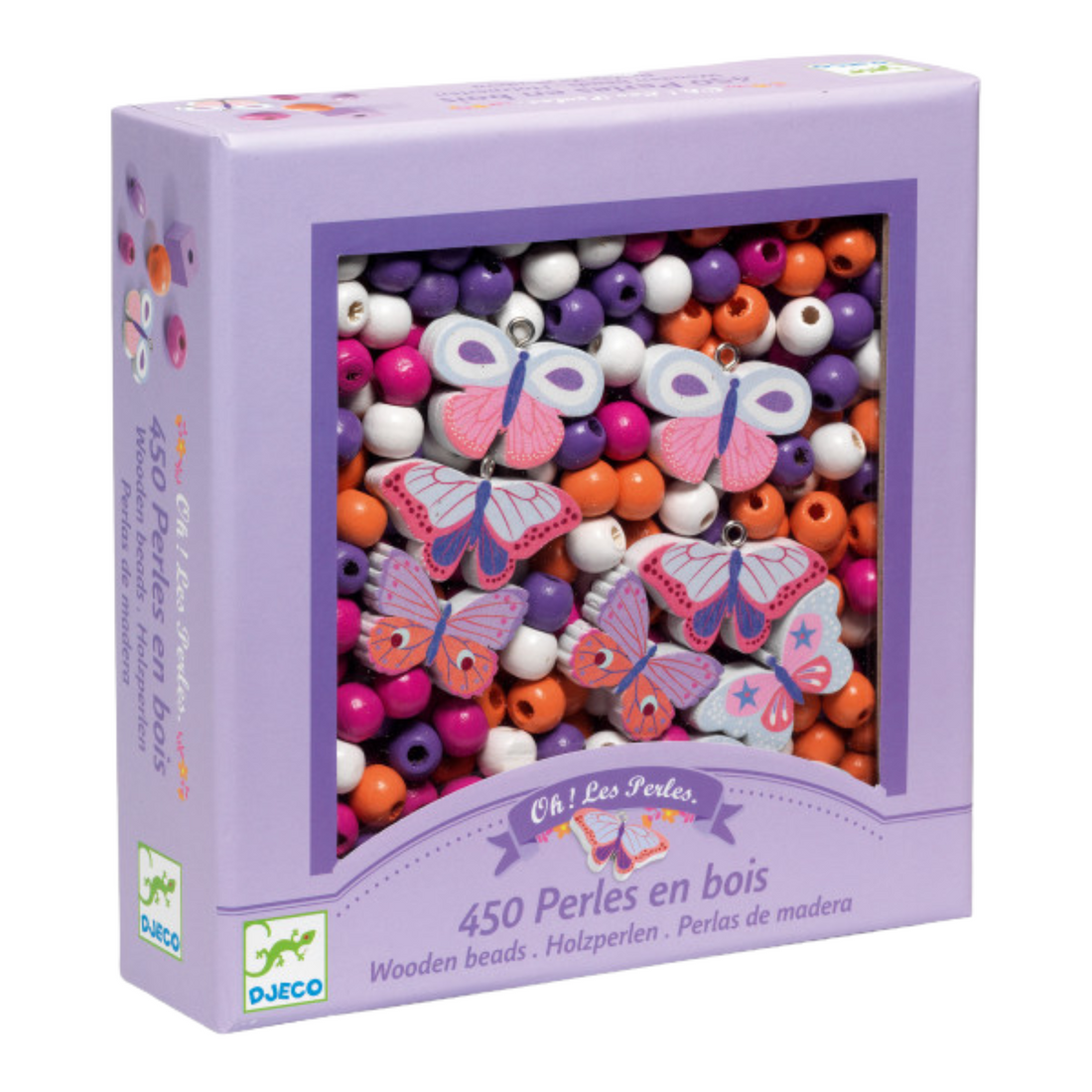 Mediniai karoliukai - Butterflies