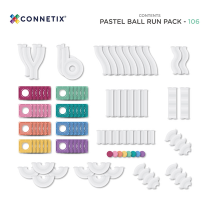 Connetix 106-pieces magnetic constructor - Ball Run pack
