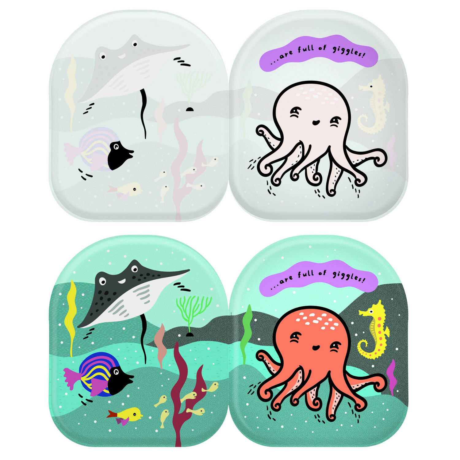 Vonios knygelė Color Me: Octopus &amp; Friends