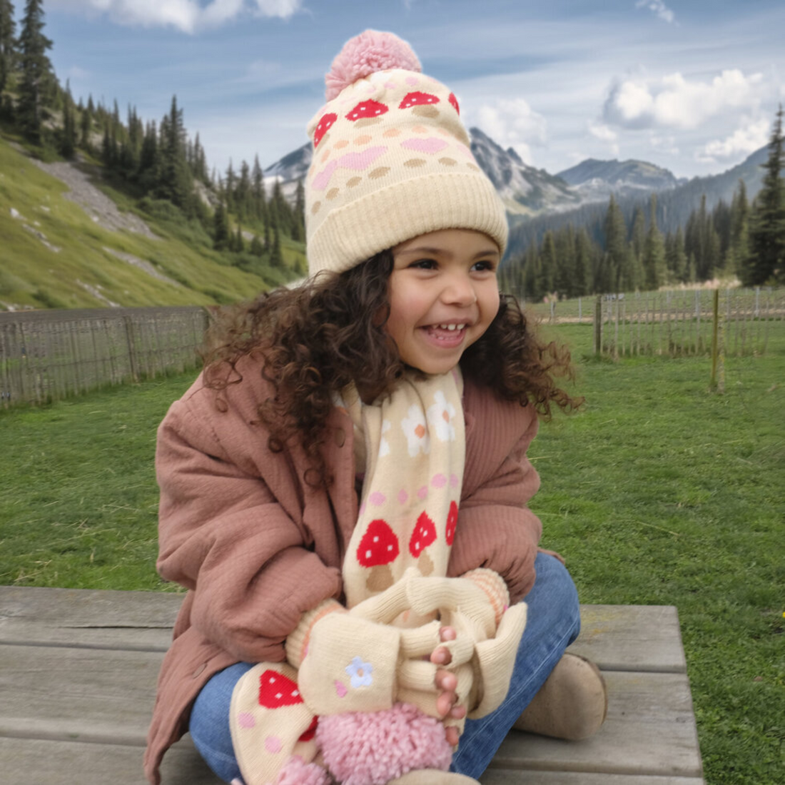 Megzta kepurė - Alpine Fairisle