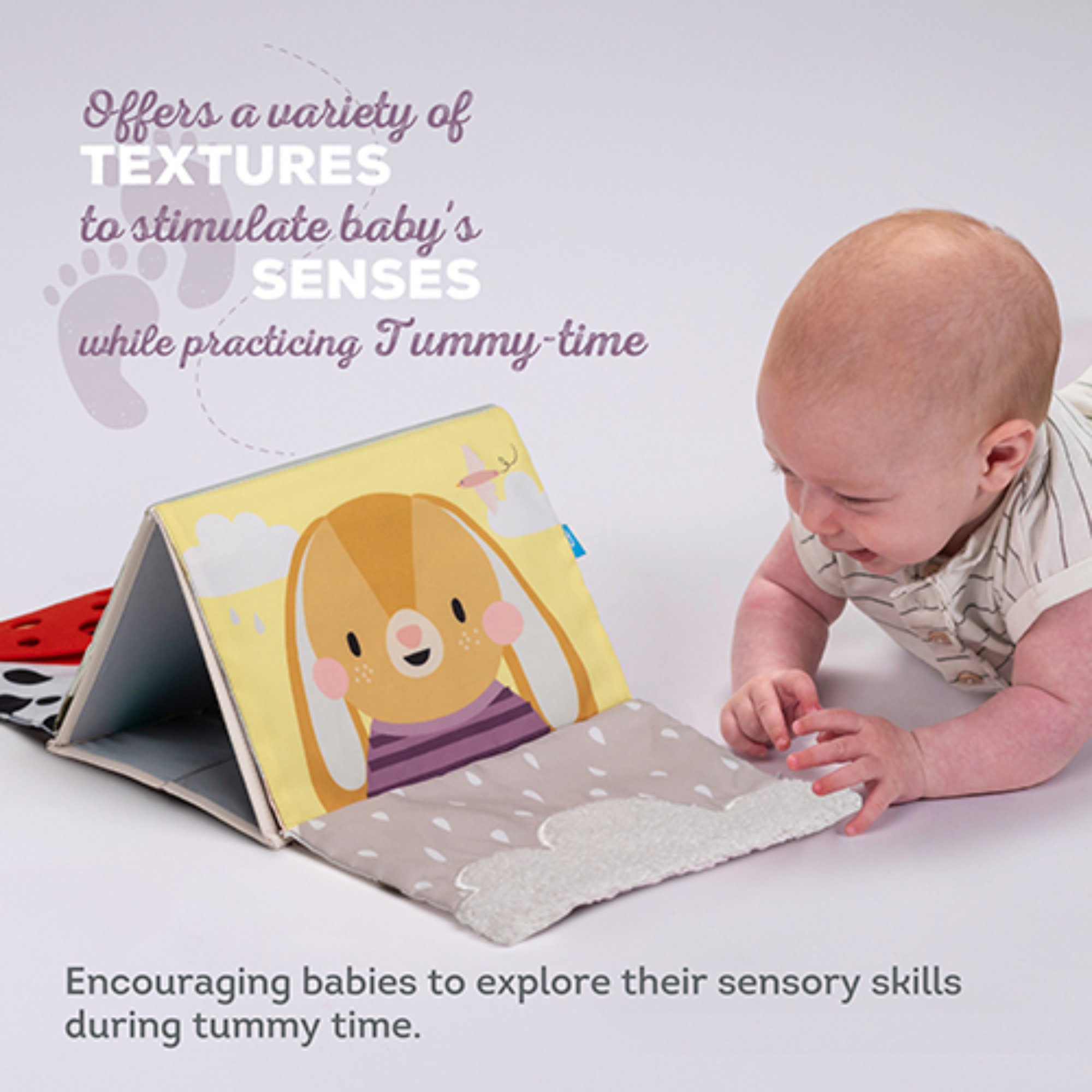 Sensorinė knygelė - Tummy-time