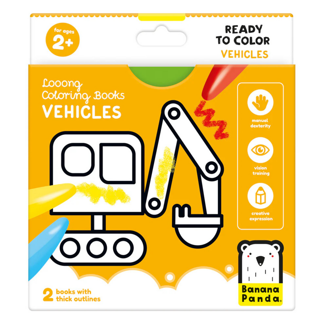 Spalvinimo knyga Ready to Color Vehicles