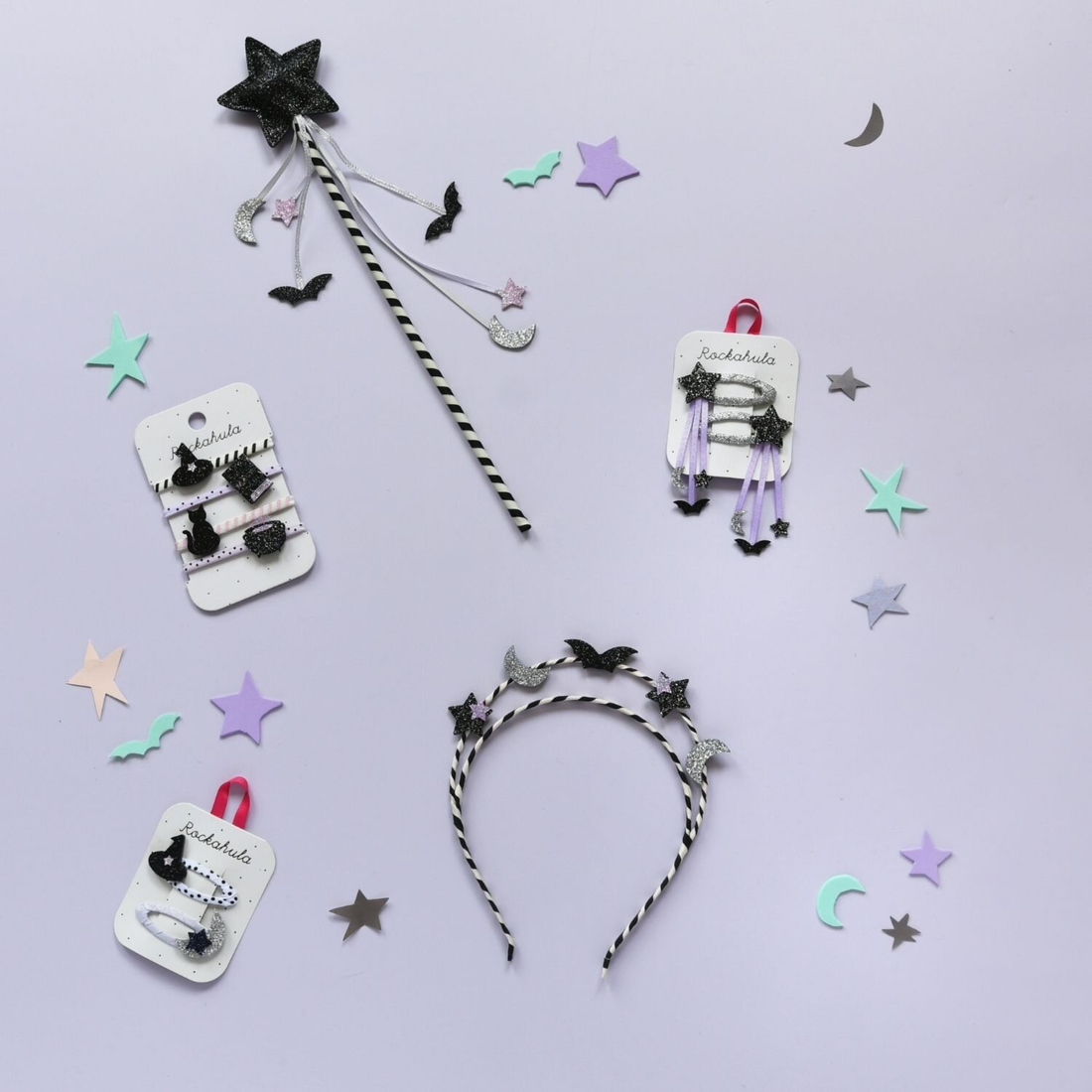 Plaukų gumytės - Little Witches Kit