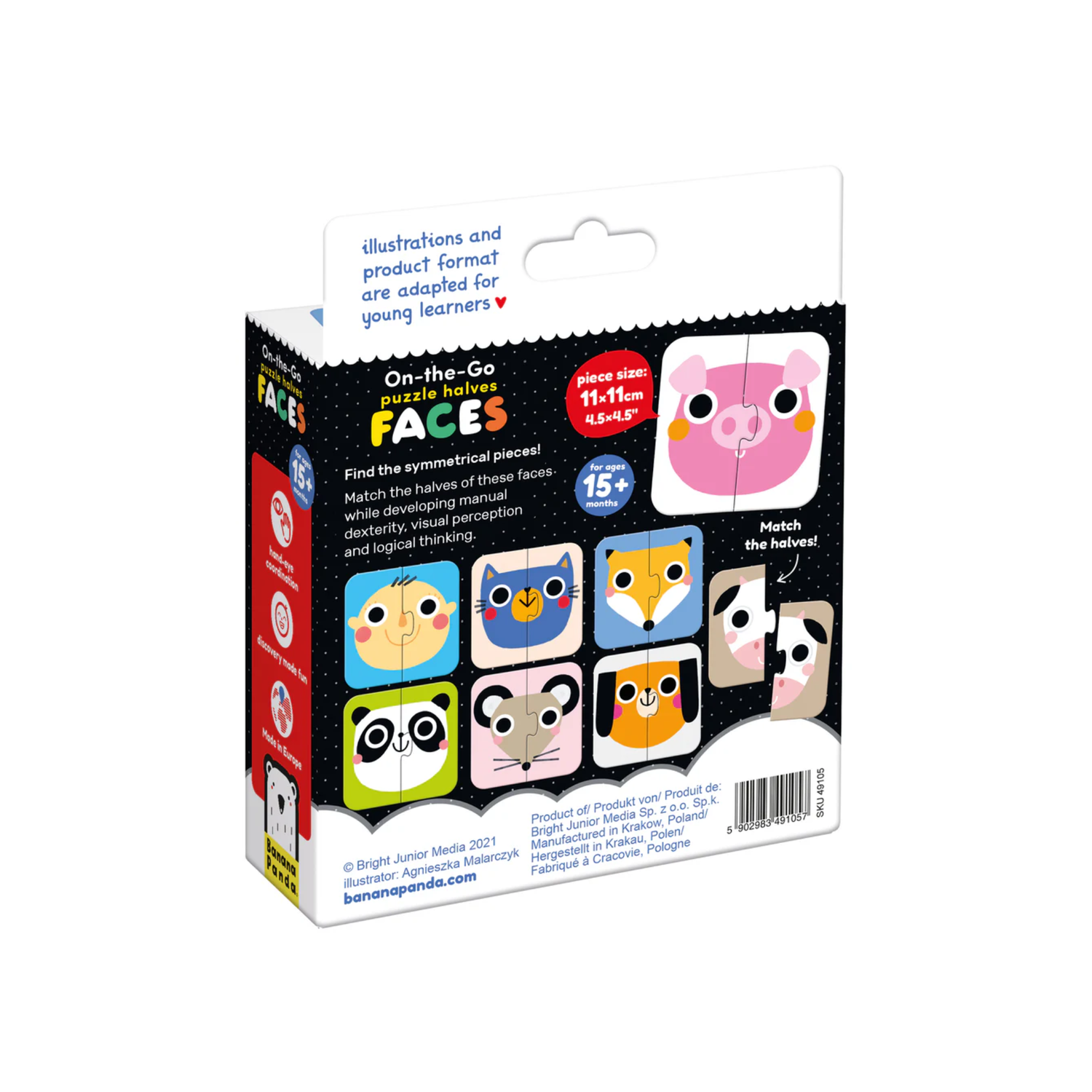 Pirmoji dėlionė Halves Faces