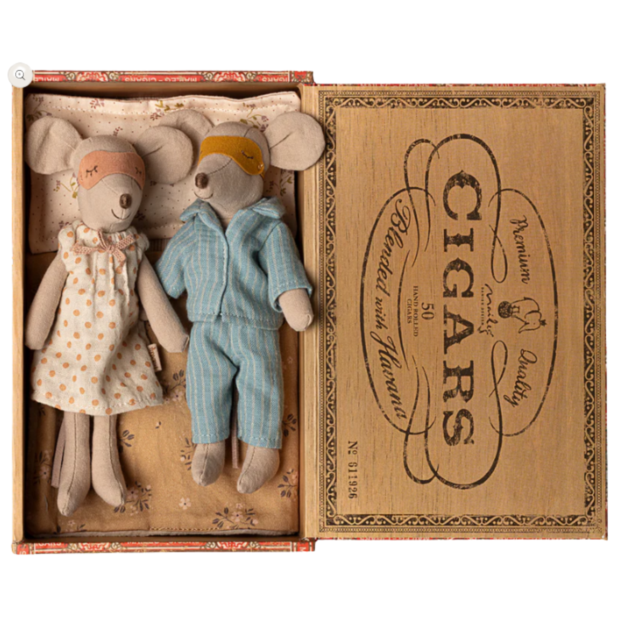 Mom and Dad in a cigar box
