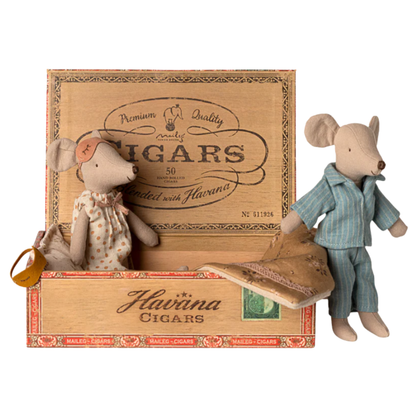 Mom and Dad in a cigar box