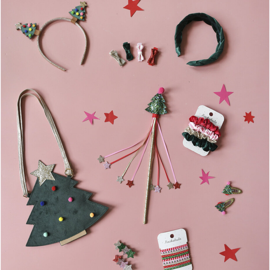 Plaukų lankelis - Evergreen Velvet Plaited