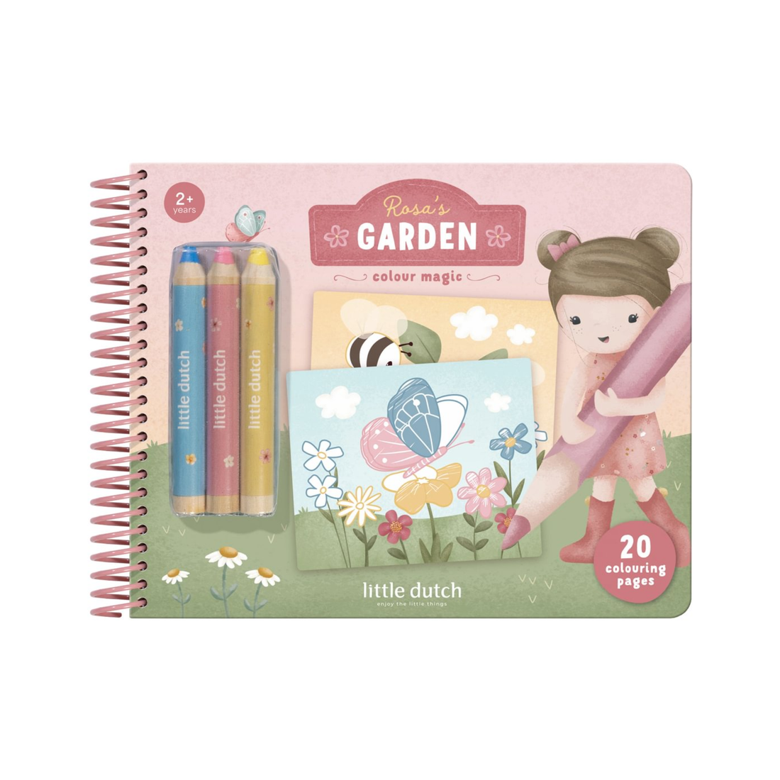 Spalvinimo knygelė - Rosa & Friends