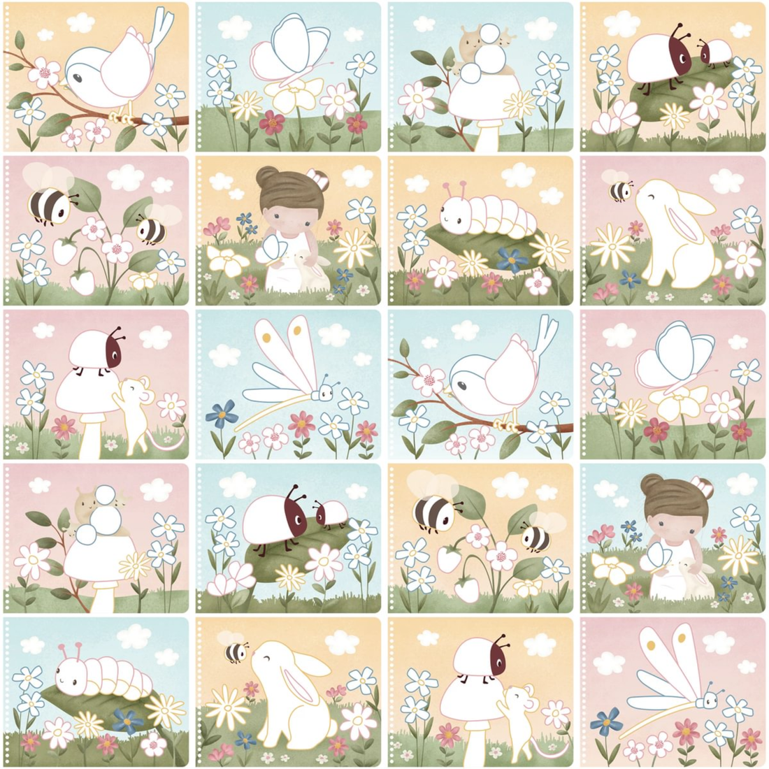 Spalvinimo knygelė - Rosa &amp; Friends