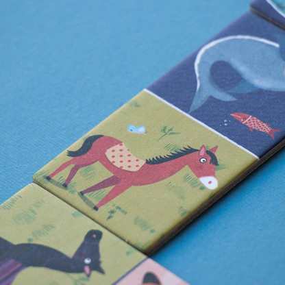 Domino žaidimas - Penguins and friends