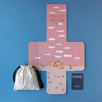 Domino žaidimas - Penguins and friends