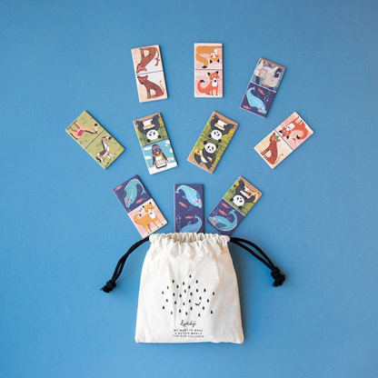 Domino žaidimas - Penguins and friends