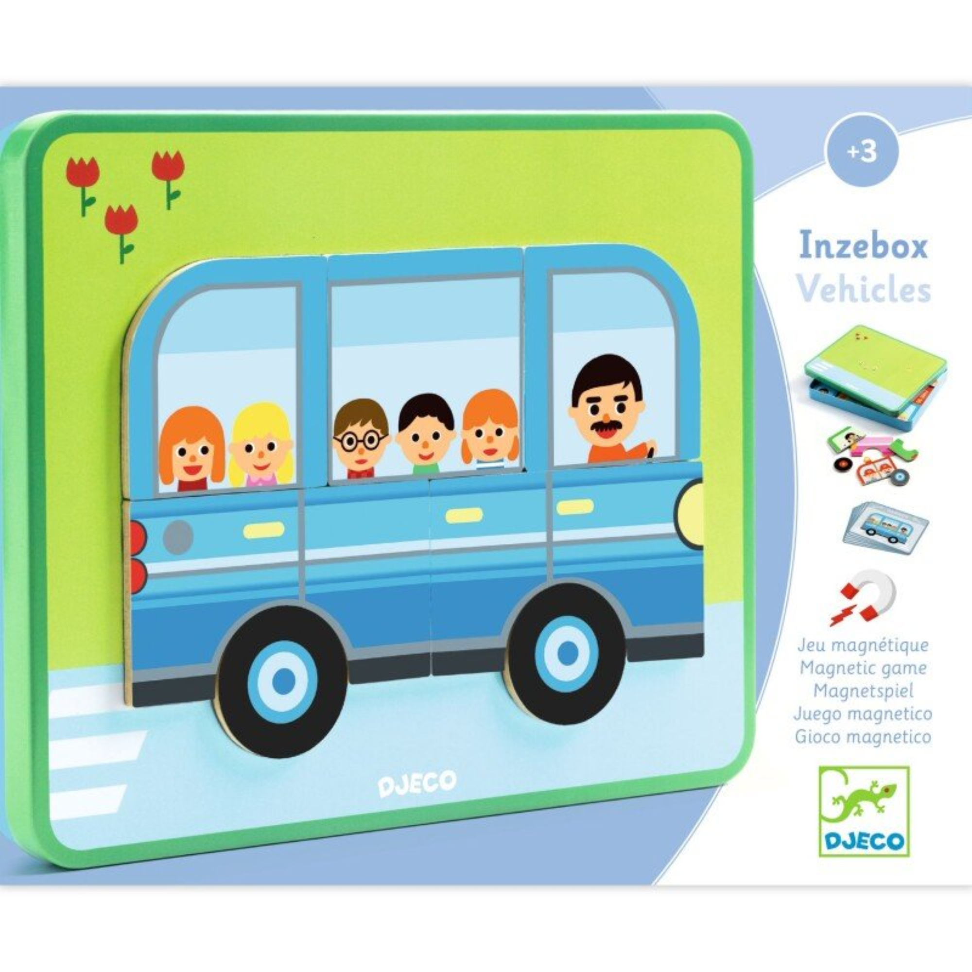 Magnetinis žaidimas - Transporto priemonės