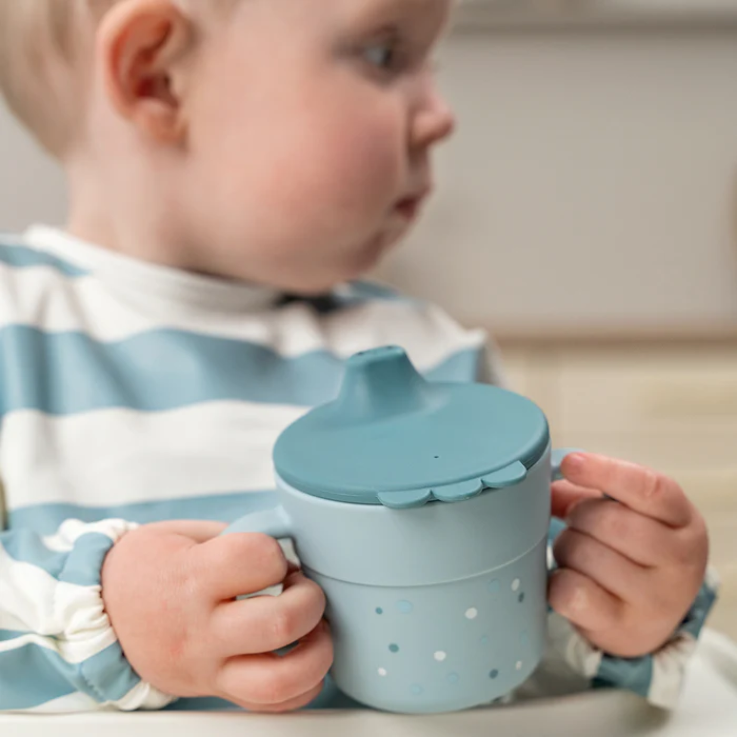 Foodie puodelis su snapeliu - Happy dots