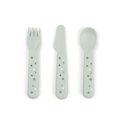 Vaikiški virtuvės įrankiai - Happy dots Green