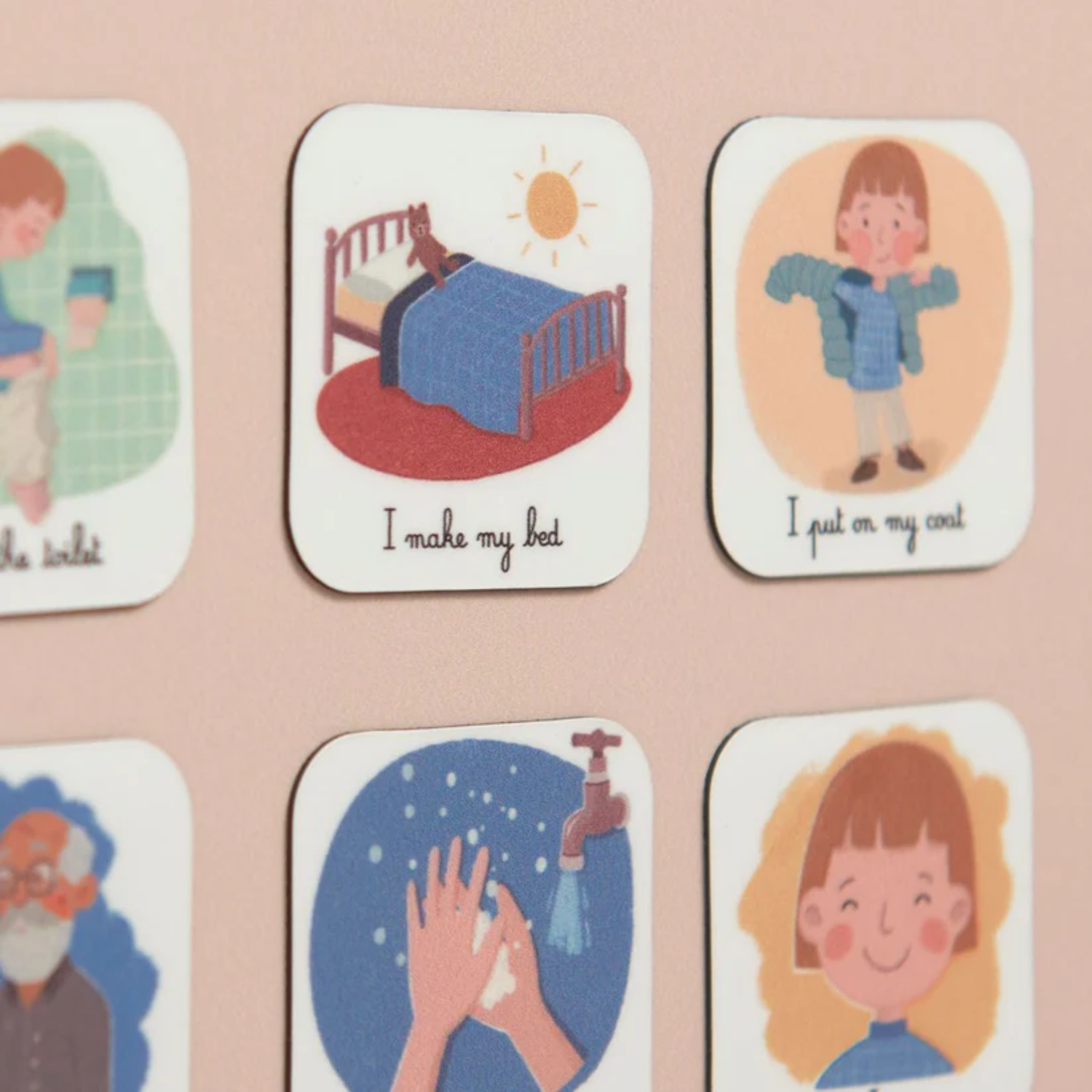 Magnetinis žaidimas - Morning &amp; evening routine