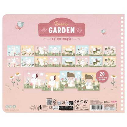 Kaukių knygelė su žirklėmis - Rosa &amp; Friends