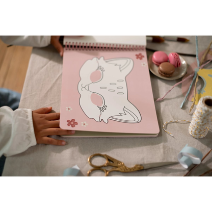 Kaukių knygelė su žirklėmis - Rosa &amp; Friends