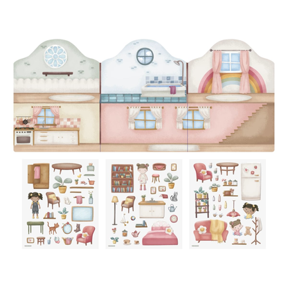 Daugkartiniai lipdukai - Rosa &amp; Friends