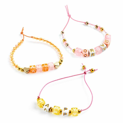 Djeco accessories piercing set - Beads and Alphabet