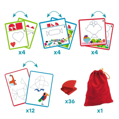 Educational puzzle set - Woodix