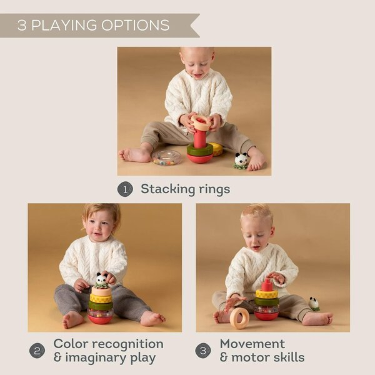 Žiedelių bokštas - Panda