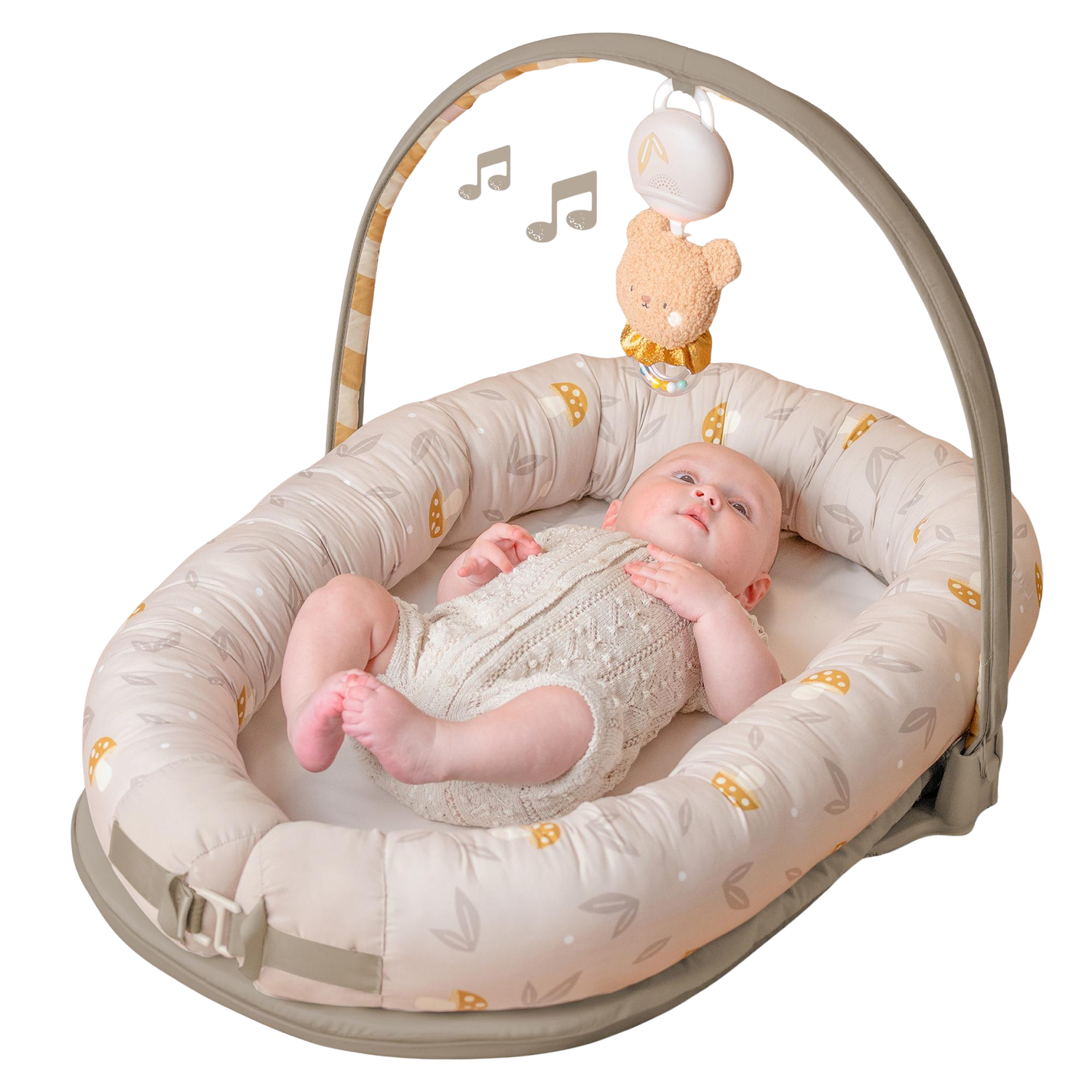 Kūdikio lopšys - Little Explorer Beige