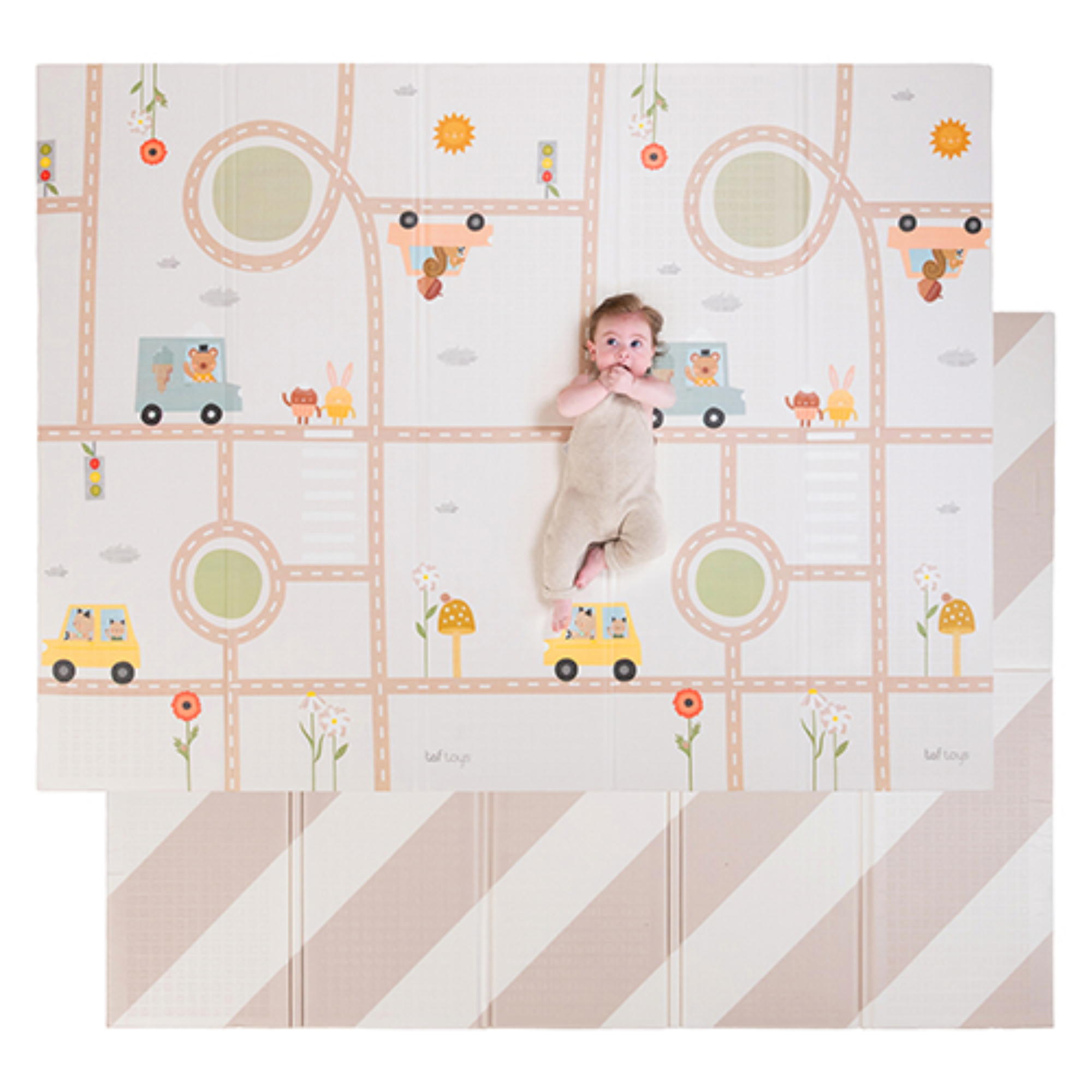 Minkštas žaidimų kilimėlis - Highway adventures