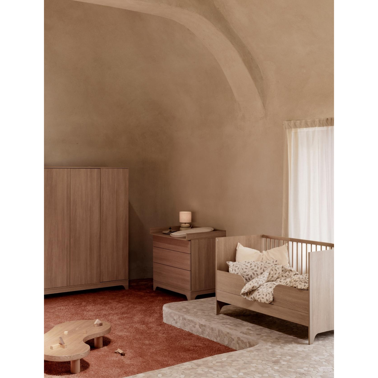 Kūdikio lovytė Tsugi - 140 x 70 cm - Įvairių spalvų