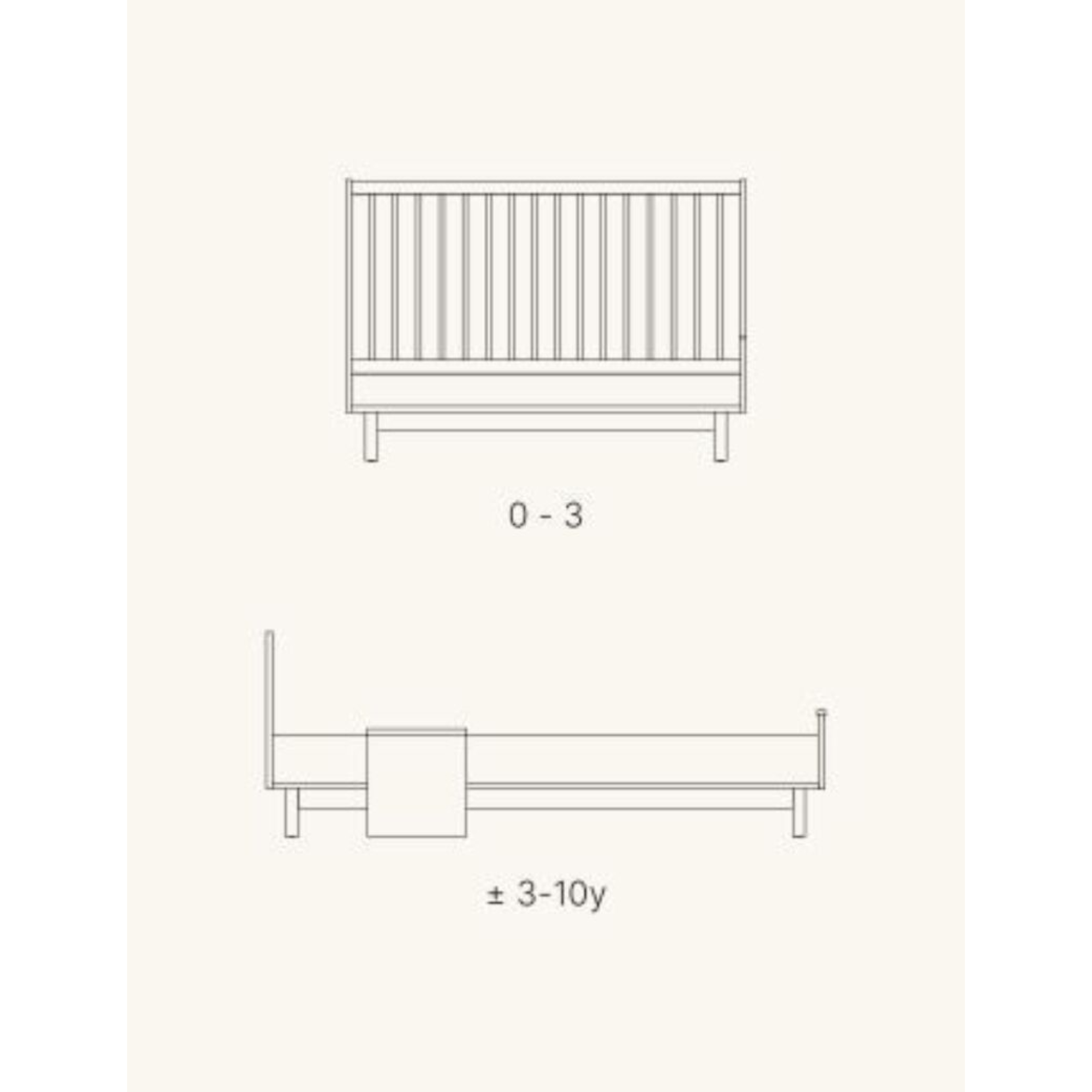Kūdikio lovytė Kyo - 120 x 60 cm