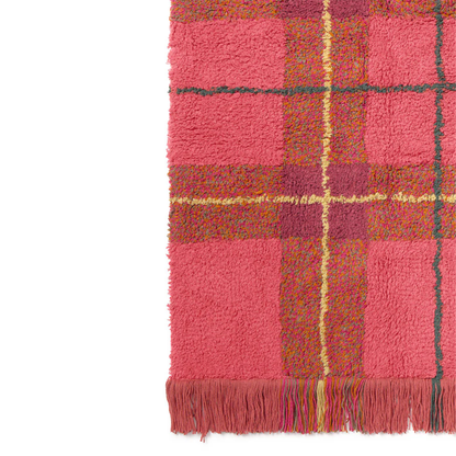 Kilimas Tartan Vintage Red