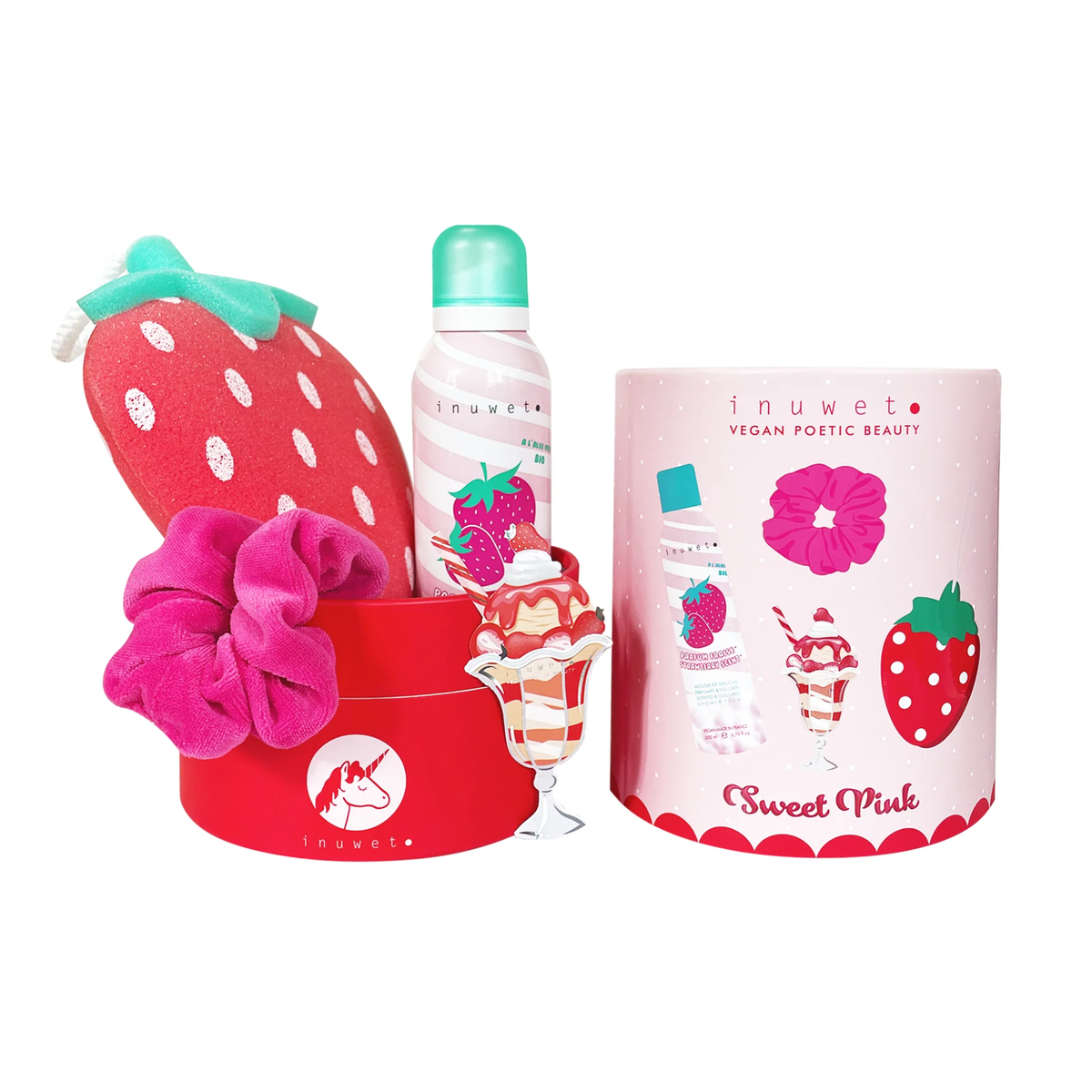 Vonios rinkinys - Strawberry