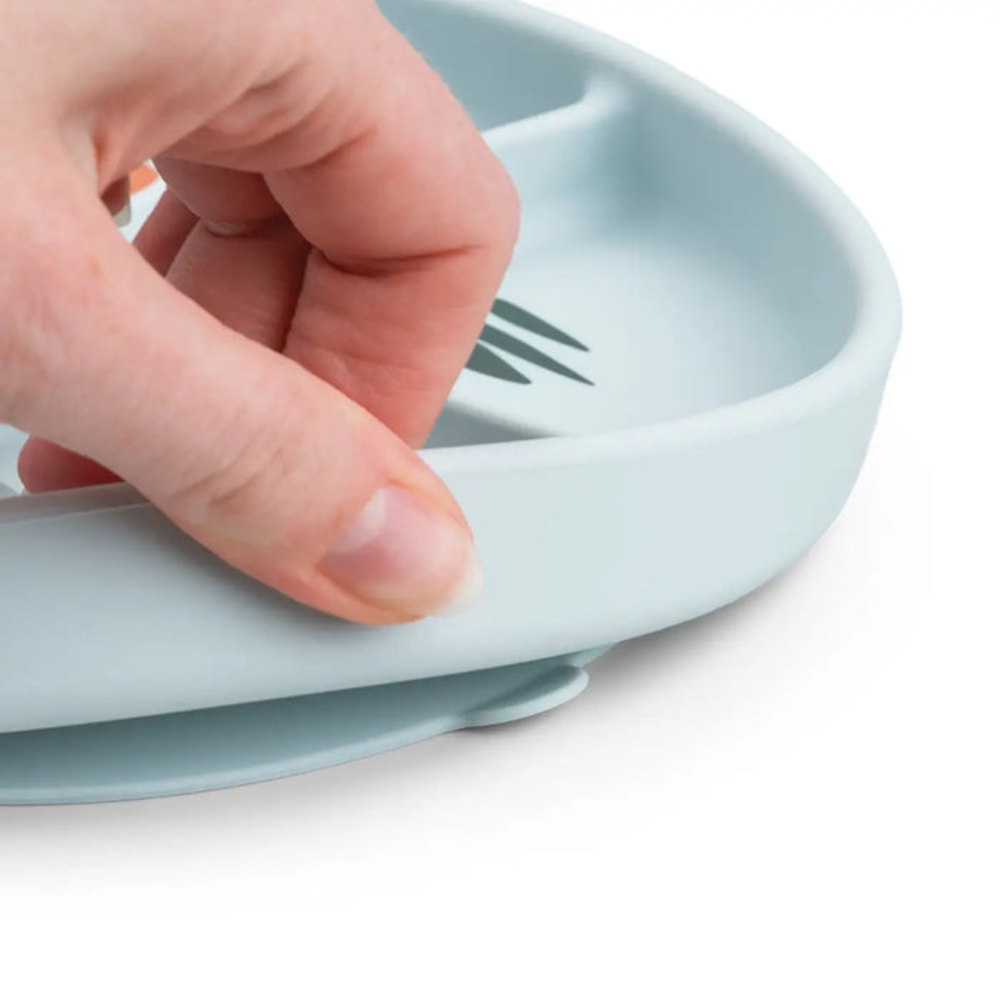 Prilimpanti silikoninė lėkštė - Playground Blue