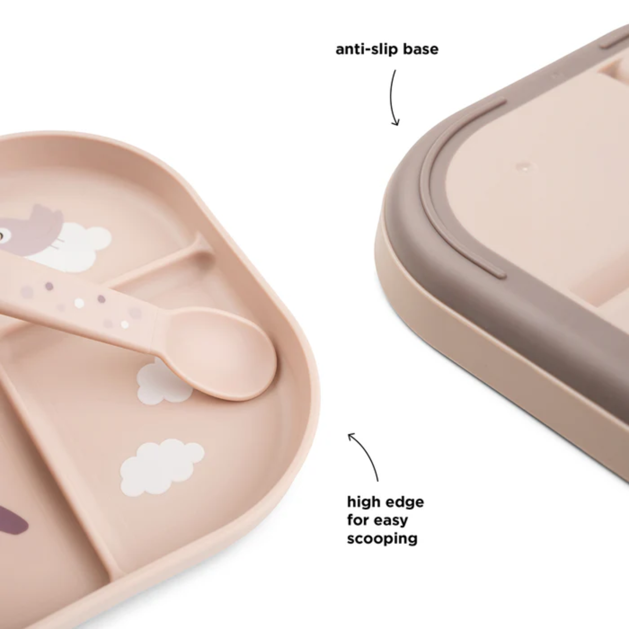 Lėkštė su skyreliais - Happy Clouds Powder