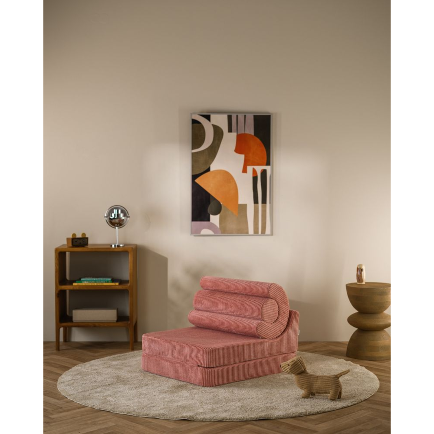 Sulankstoma lova - Pink Mousse