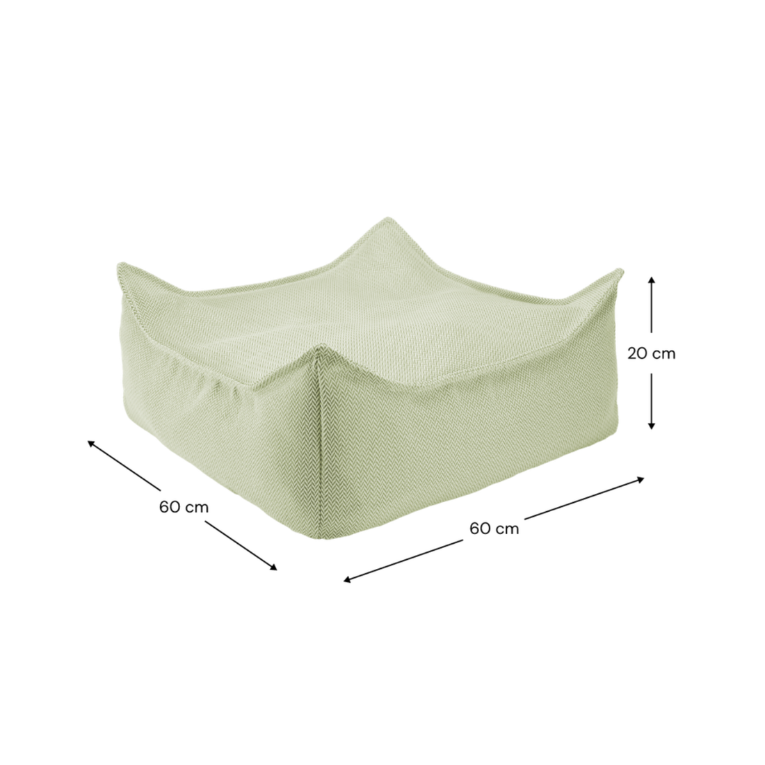 Lauko sėdmaišio pufas - Herba