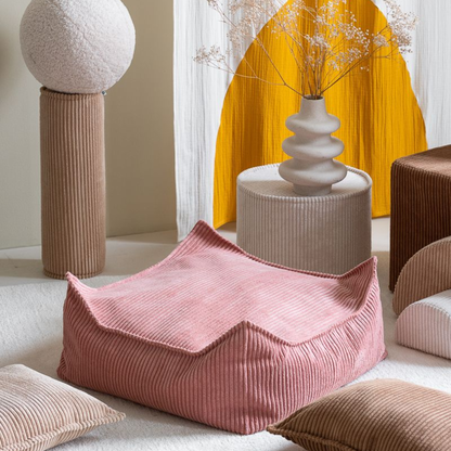 Sėdmaišio pufas - Pink Mousse