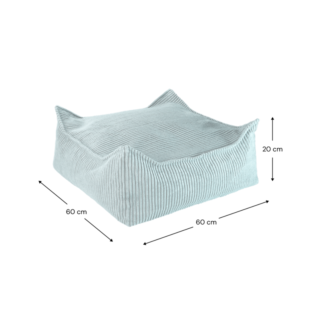 Sėdmaišio pufas - Peppermint Green