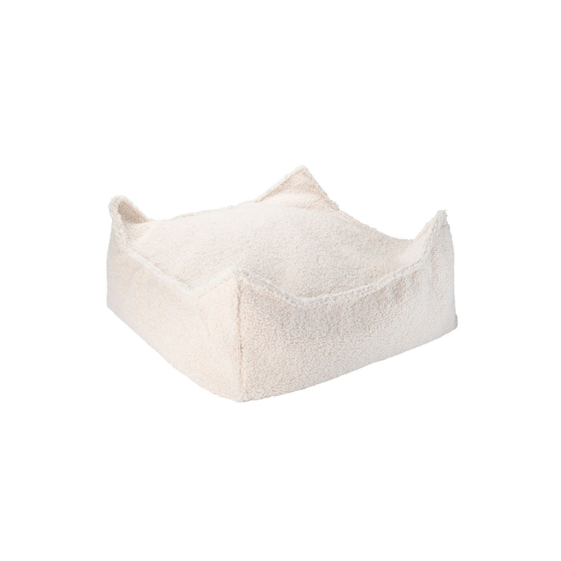 Sėdmaišio pufas - Cream White